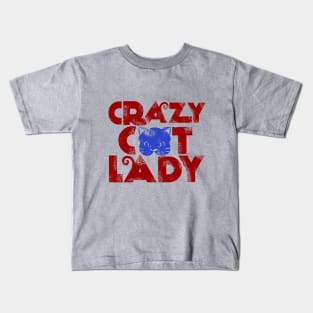 crazy cat lady Kids T-Shirt